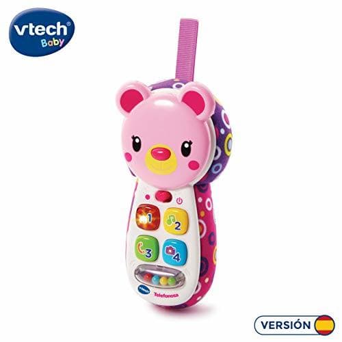 Producto VTech- Teléfono Interactivo de Juguete para entretener y divertir al bebé, Color