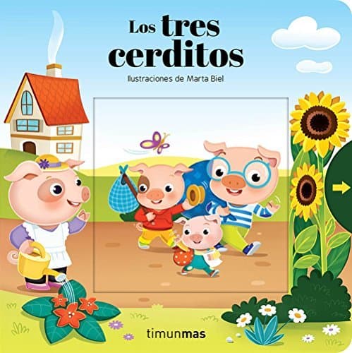 Libro Los tres cerditos: Ilustraciones de Marta Biel