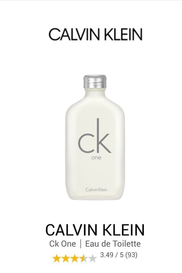 Product CK one