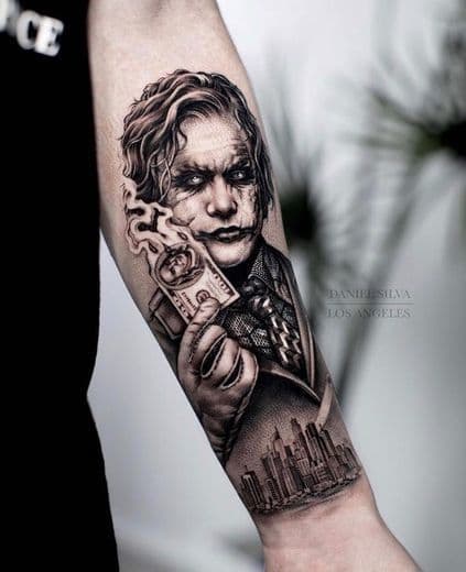 Fashion Joker tatto