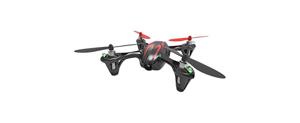 Product HUBSAN H107C dron con cámara Rojo, Blanco 4 rotores - Drones con