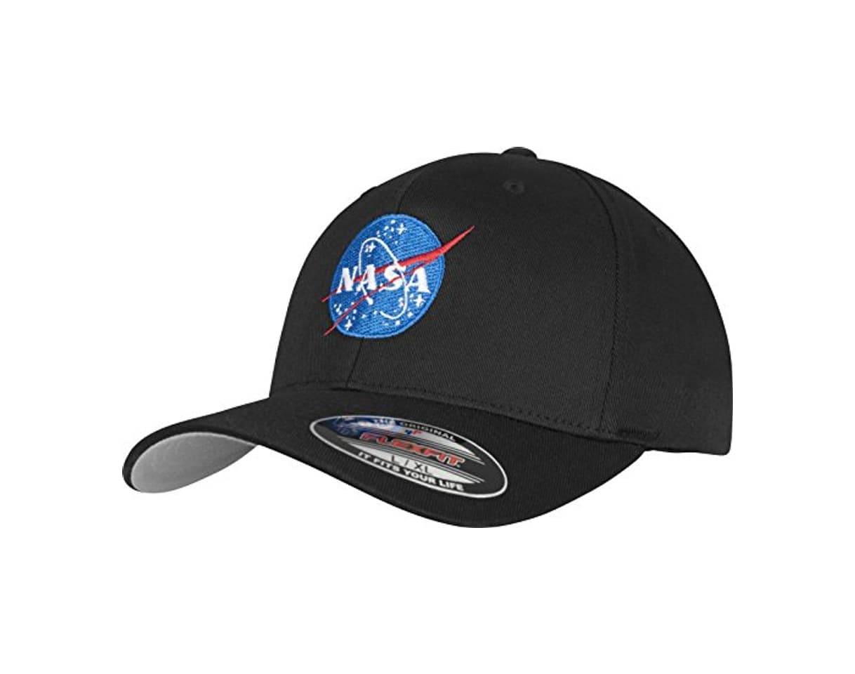 Product Mister Tee NASA Flexfit Cap Gorra, Unisex Adulto, Negro, Small