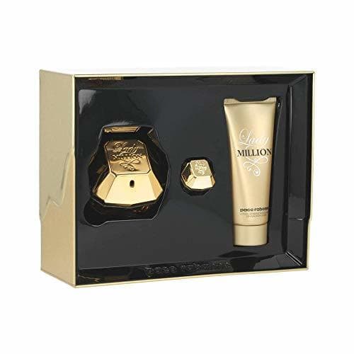 Product Paco Rabanne Lady Million Lote 3 Pz 1 Unidad 0.1 g