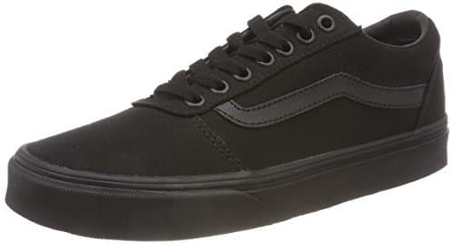 Fashion Vans Ward Canvas, Zapatillas para Hombre Negro