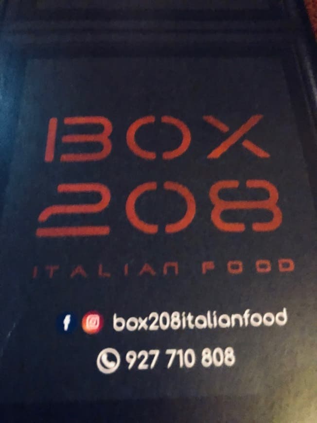 Restaurantes BOX 208 Italian Food