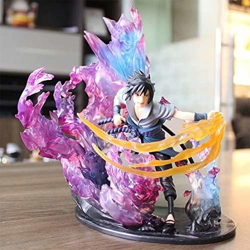 Product Action Figure Naruto Uchiha Sasuke Tempestuoso God of Valor Animados Carácter Modelo