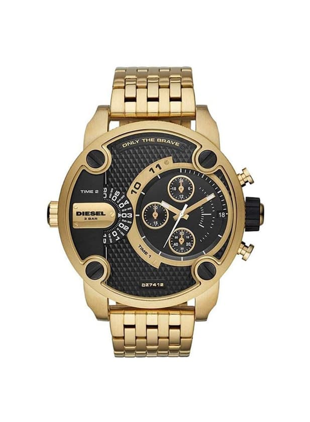 Fashion Diesel Reloj Analógico para Hombre de Cuarzo con Correa en Acero Inoxidable