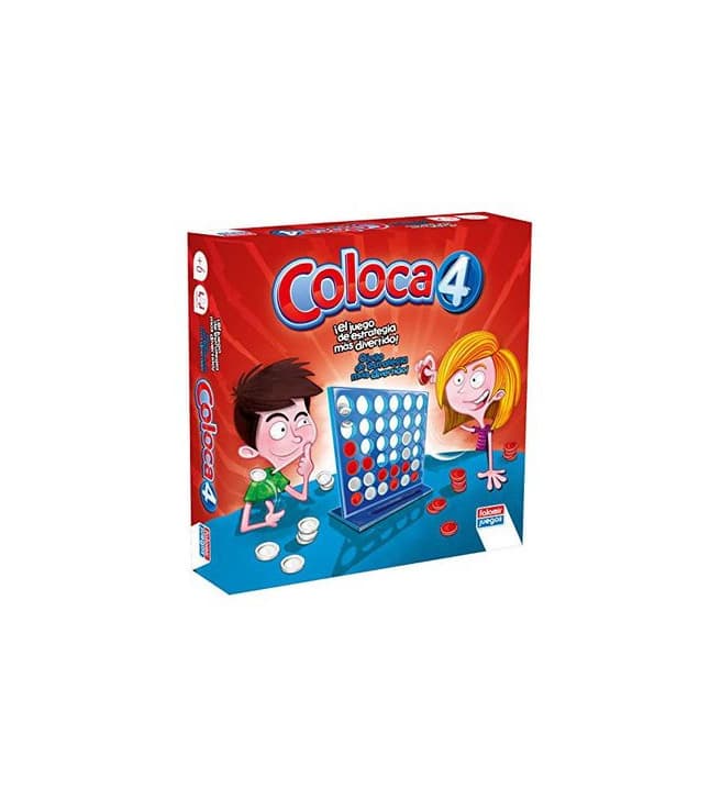 Producto Falomir- Coloca 4 Juego de Mesa, Multicolor, única