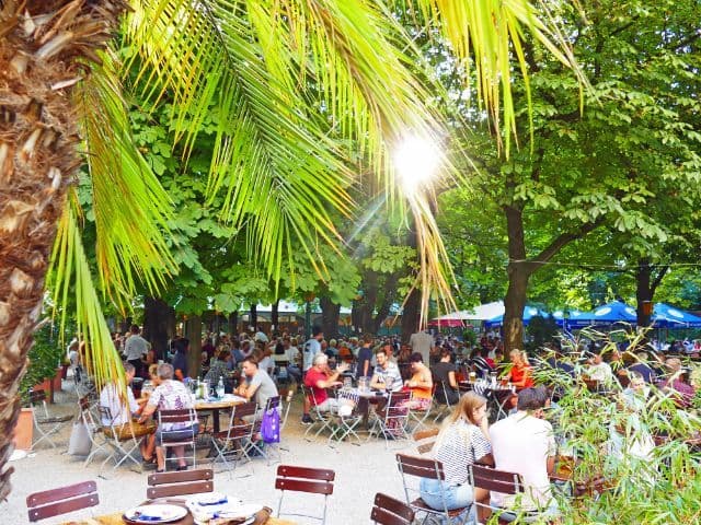 Restaurantes Biergarten am Wiener Platz