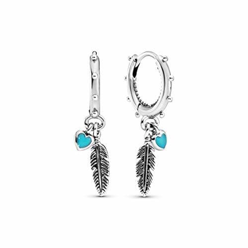 Fashion Pandora Pendientes de hilo Mujer plata