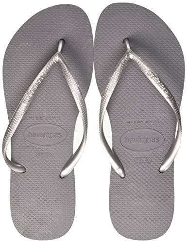 Moda Havaianas Top, Chanclas Unisex Adulto, Azul