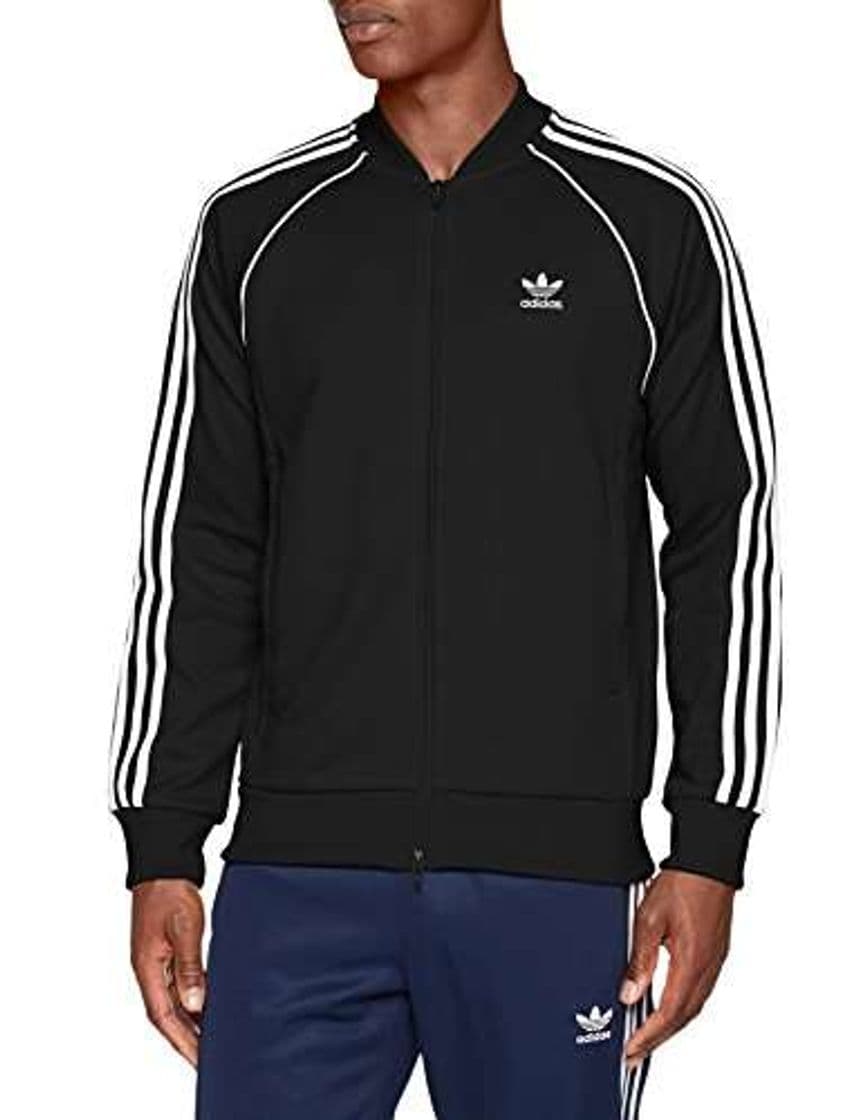 Fitness adidas E 3s TT Tric Caqueta con Cremallera, Hombre, Negro