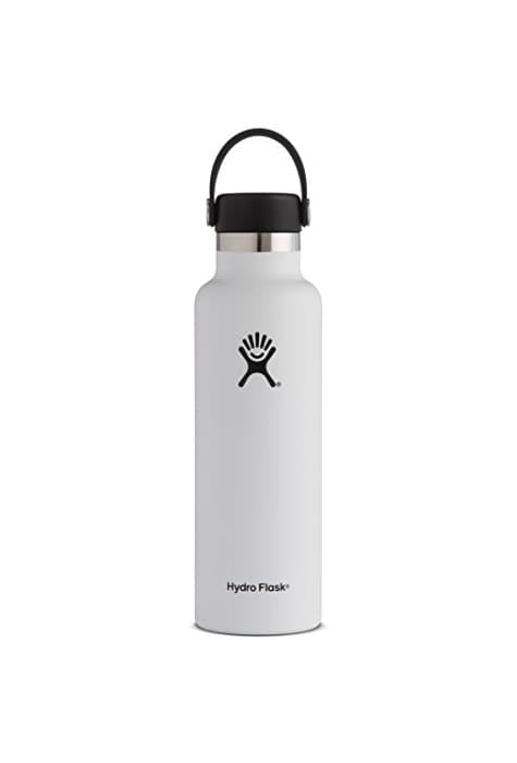 Fitness Hydro Flask Unisex - Adulto Standart Mouth Botella Blanca