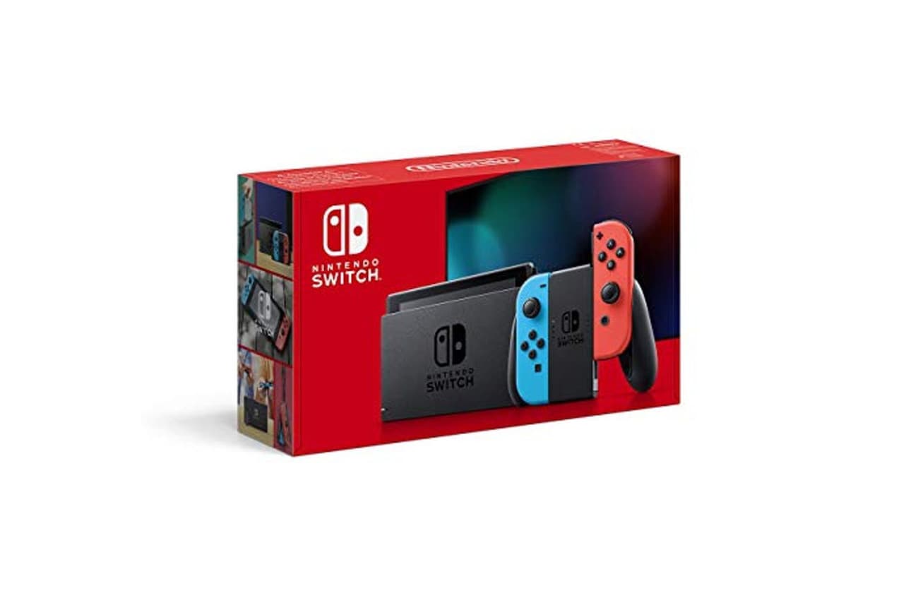 Electrónica Nintendo Switch - Consola color Azul Neón/Rojo Neón