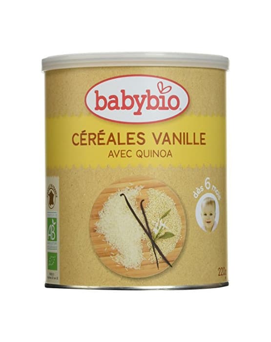 Belleza Babybio Cereales Vainilla, Pack of 3 x 220 gr