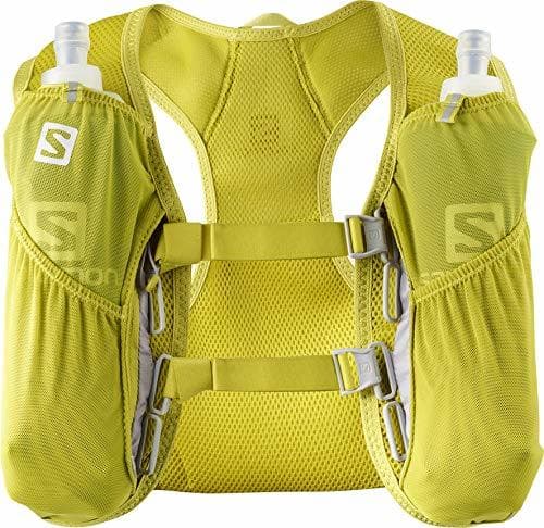 Place Salomon Agile 2 Set Mochila para Carrera de montaña, Unisex Adulto, Amarilla