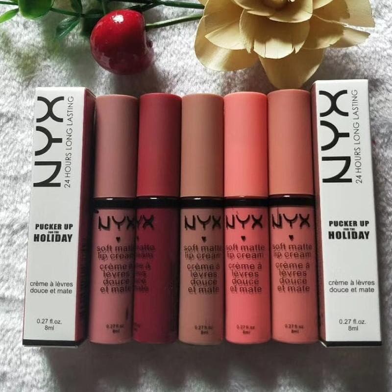 Beauty NYX Professional Makeup Pintalabios Soft Matte Lip Cream, Acabado cremoso mate, Color