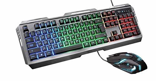 Electrónica Trust Gaming GXT 845 Tural - Set de Teclado y ratón Gaming