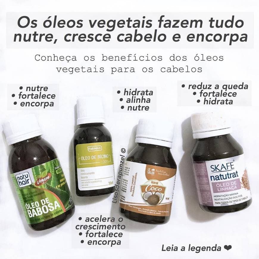 Producto Mix de óleos que auxiliam no crescimento do cabelo