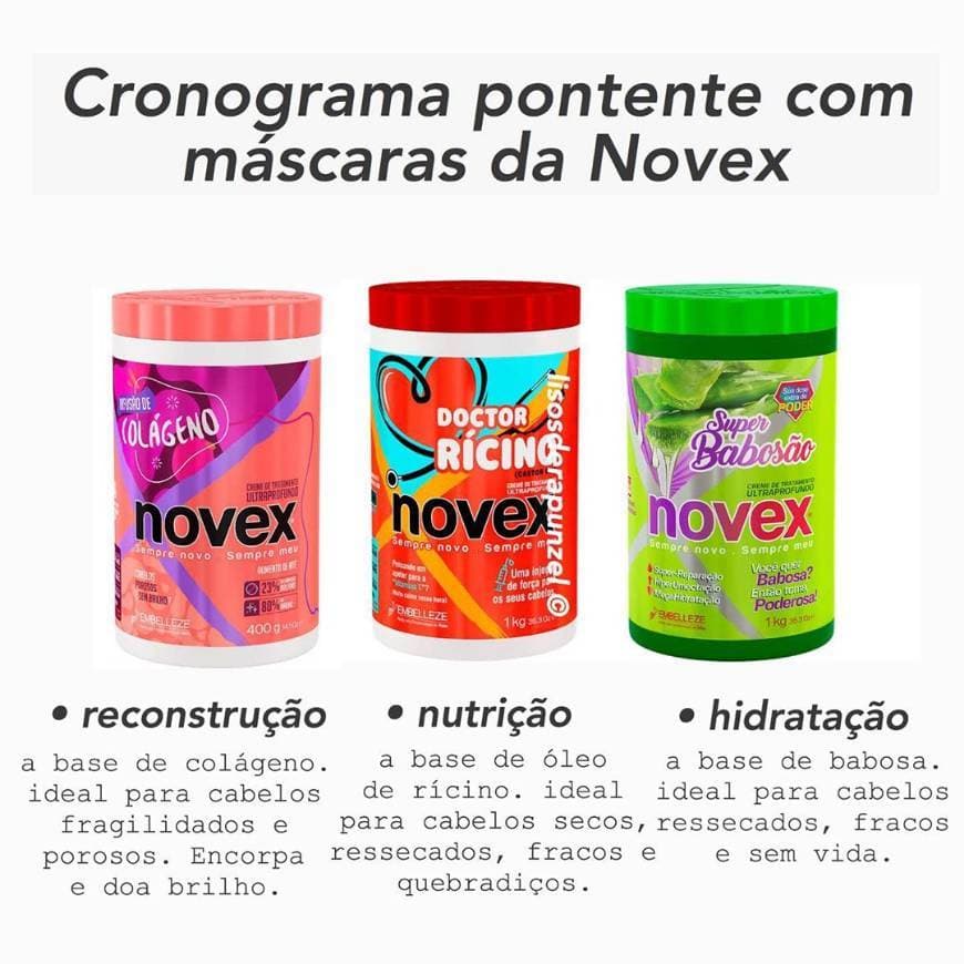 Producto As melhores máscaras da novex 🖤