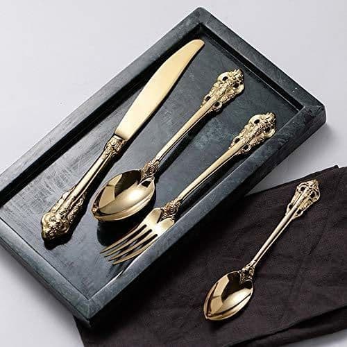 Producto yywl Juego de Cubiertos Set de Cubiertos Porta Talher Dinnerware Royal Tableware