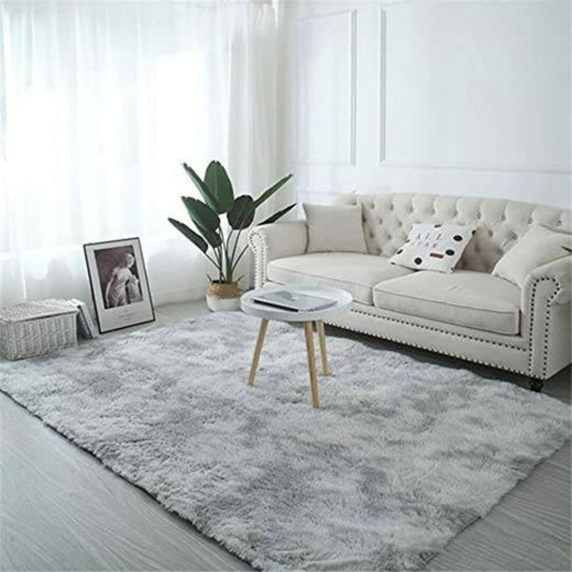 Product LIYINGKEJI Alfombras Modernas Super Suaves de la Pelusa, 80X120 CM, Dormitorio Sala