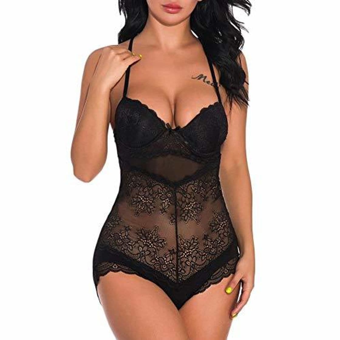 Producto Camisón Mujer Sexy Conjuntos Tallas Grandes 2XL Lencería Sexy para Mujer Ropa