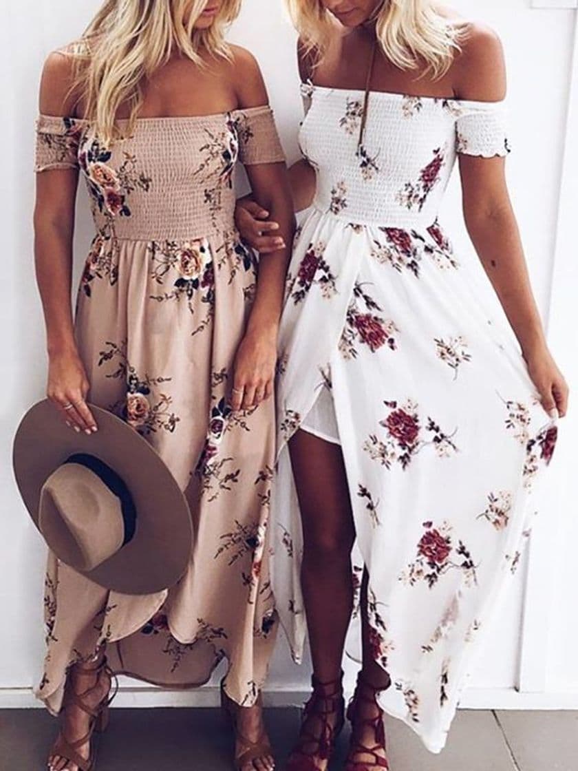 Producto Vestidos Mujer Casual Playa Largos Boho Floral Maxi Vestido Bohemio Tirantes Playa