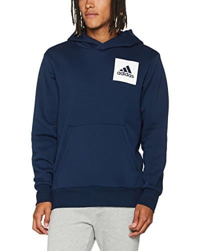 Place adidas ESS Logo P/O B Sudadera, Hombre, Azul