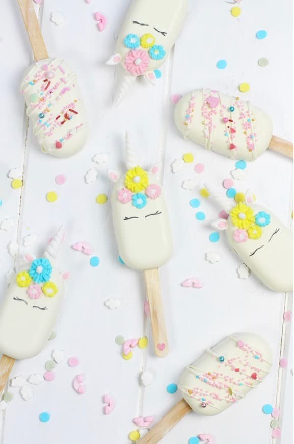 Moda Cake pop de unicornio 🦄 