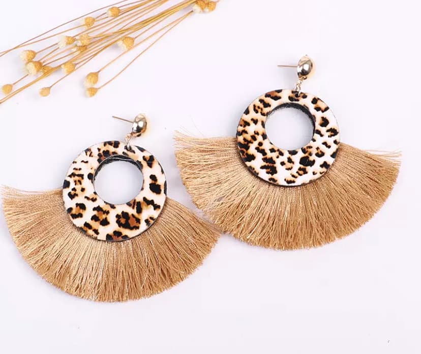 Producto Pendientes leopardo