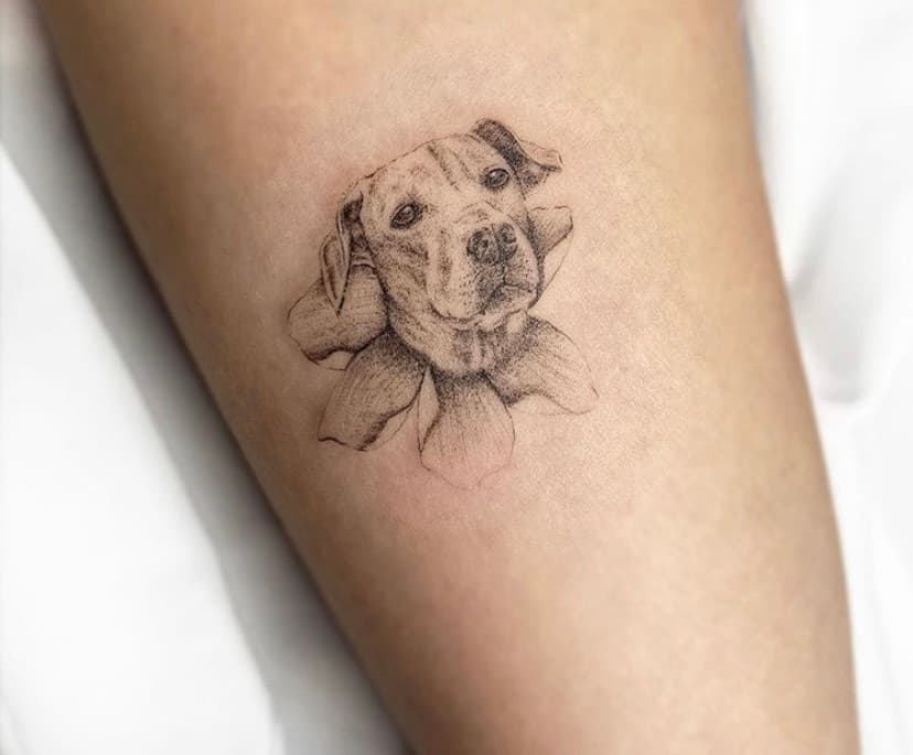 Moda Tatuaje perro