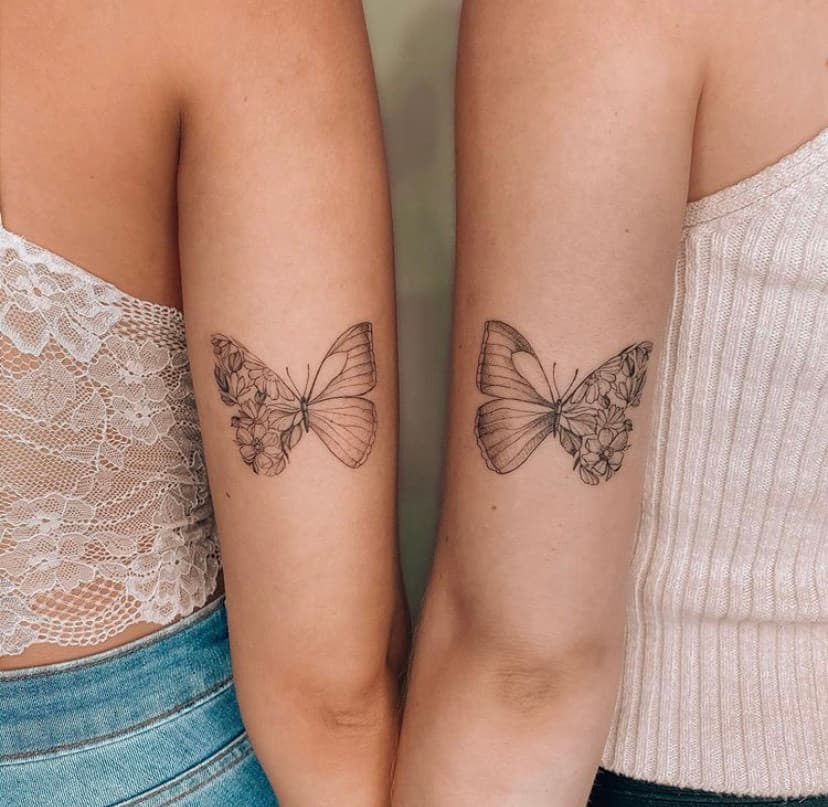 Moda Tatuaje mariposa