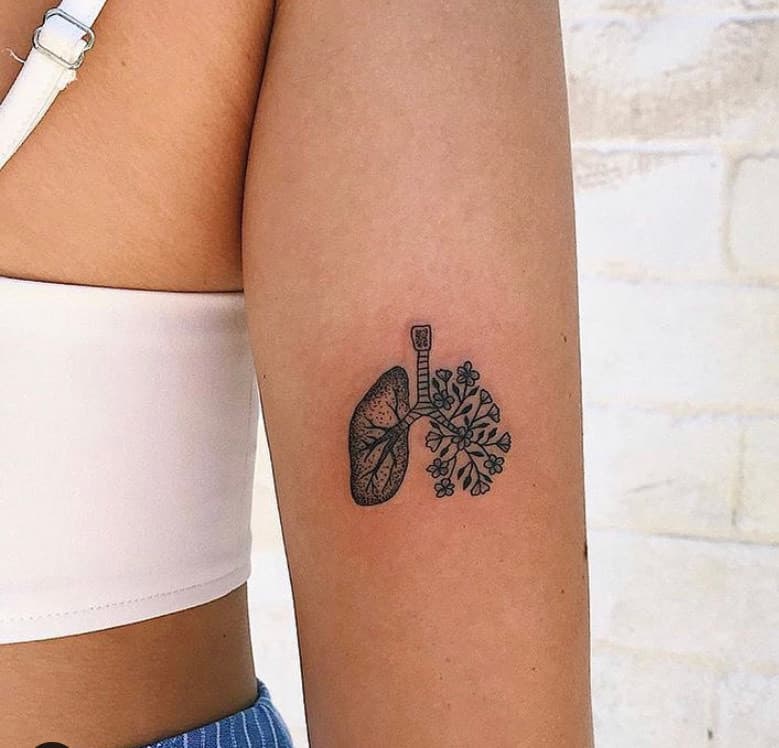 Moda Tatuaje pulmón 