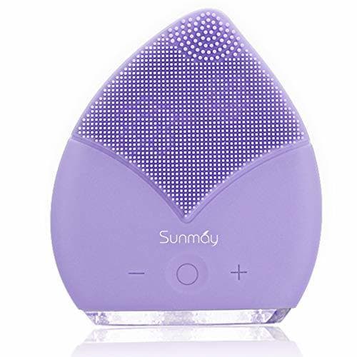 Belleza 【Sunmay Leaf】SUNMAY Sonic Cepillo limpiador para el rostro y masaje con temporizador,