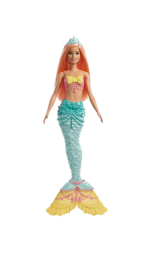 Product Barbie Dreamtopia - Muñeca Sirena con pelo naranja