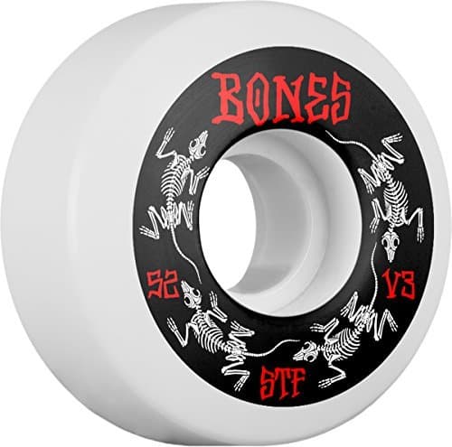 Fitness Bones Wheels Huesos Ruedas V3 Serie 2017 52 mm [V3] Juego de 4 Ruedas de Skate