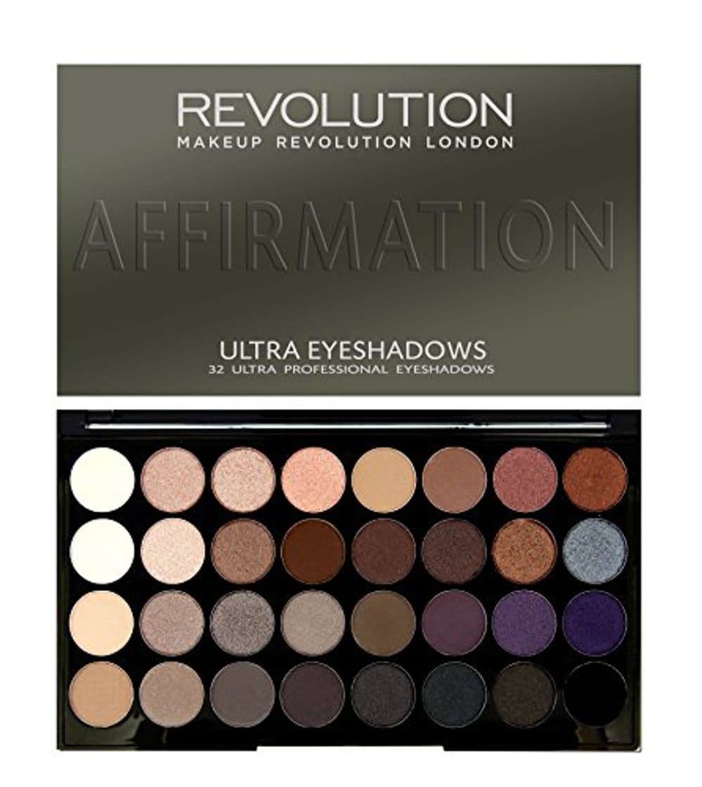 Beauty Makeup Revolution Ultra Eyeshadow Palette Affirmation Paleta 32 cieni do powiek 16g