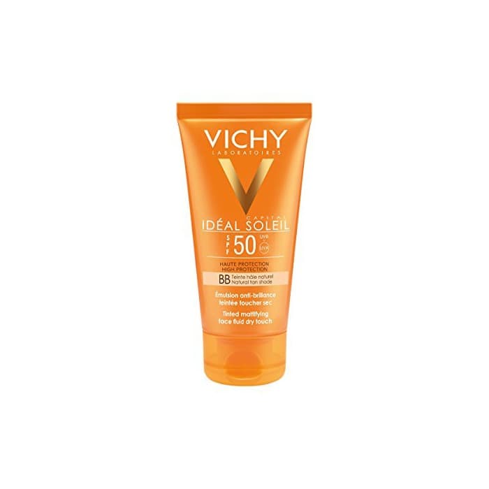 Beauty Vichy Ideal Soleil Protector Solar BB Toque Seco Fluido con Color FPS