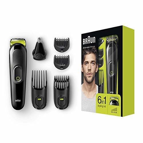 Beauty Braun MGK3021 6 en 1 Recortadora Todo en Uno