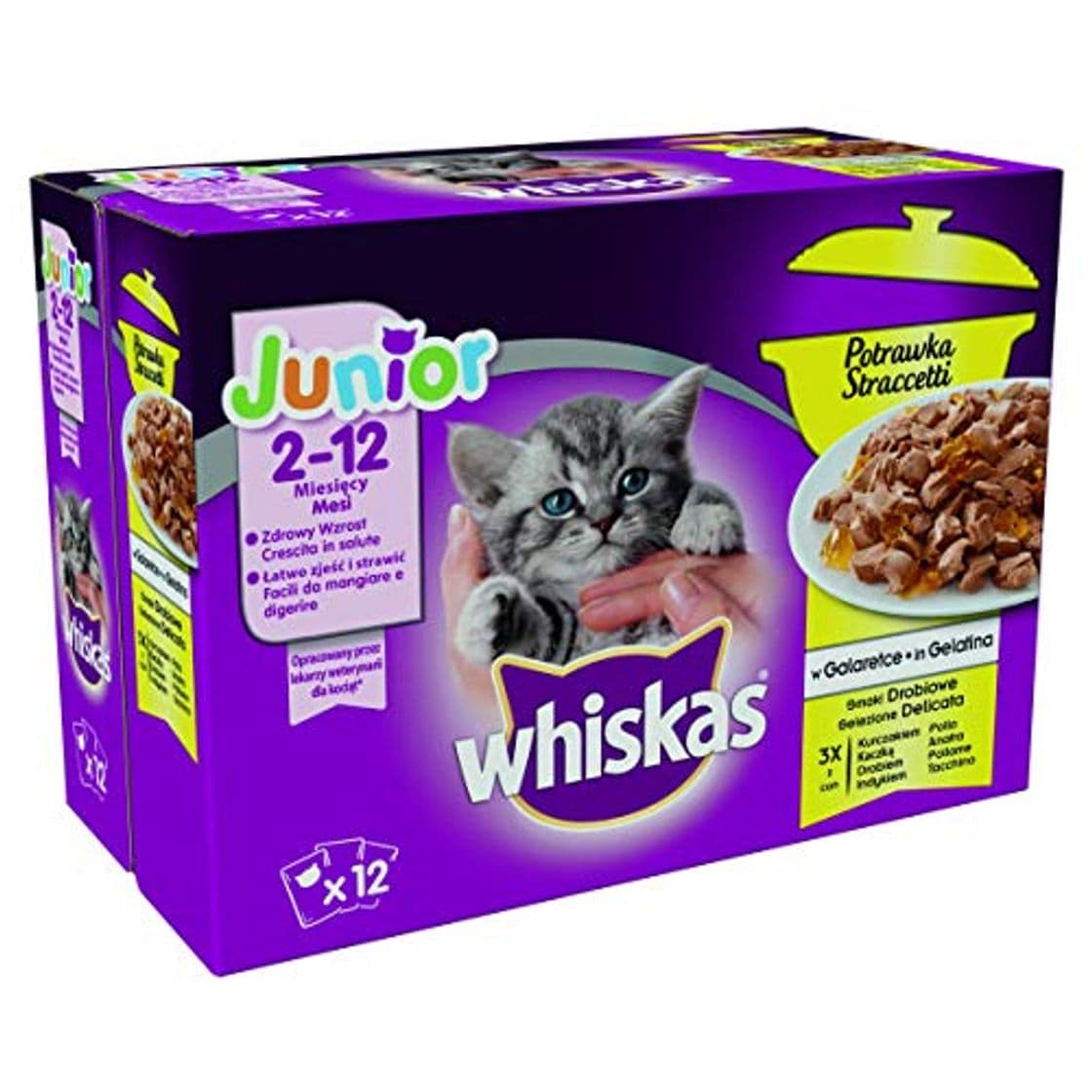 Product whiskas Stea Grava fleischige aperitivos con Pute, Paquete de 4