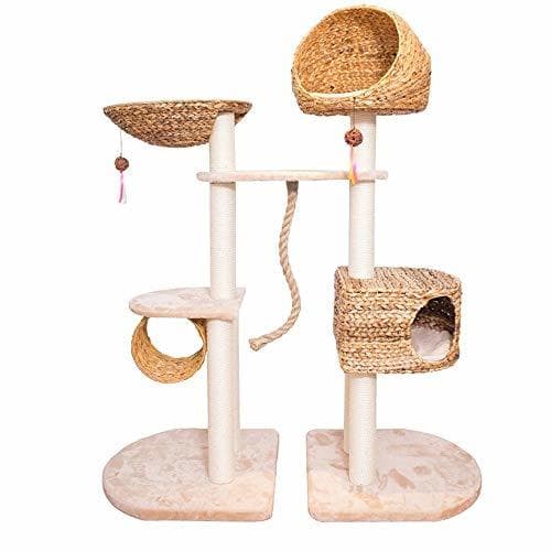 Product DIAOSI Gato de Verano árbol de ratán de múltiples Capas de Madera