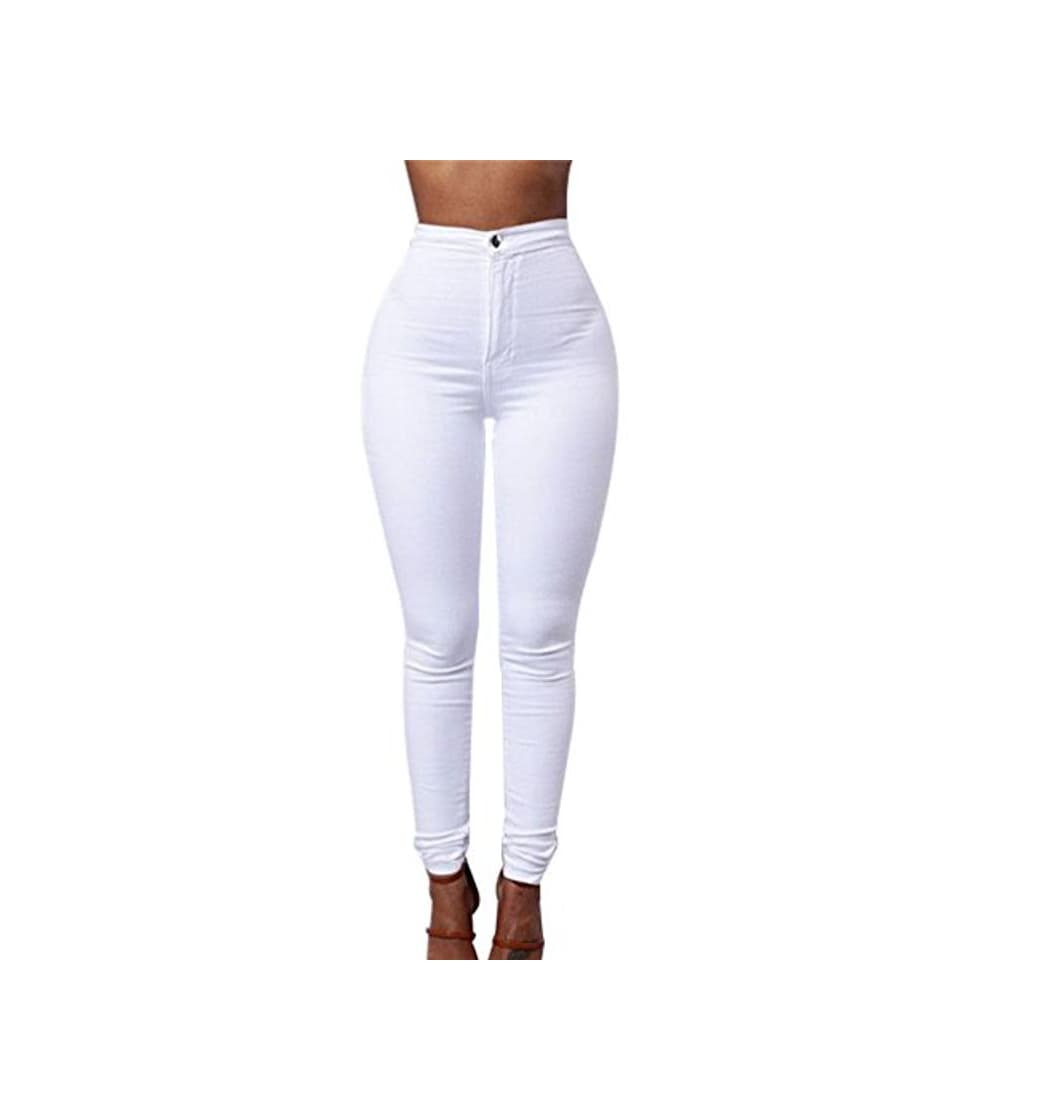 Product ZKOO Cintura Alta Pantalones Jeans Mujer Elástico Flacos Vaqueros Leggings Push up