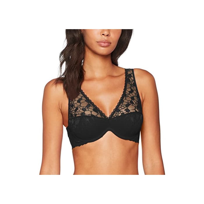 Producto Wonderbra Sexy Foulard Bralette Sujetador, Negro