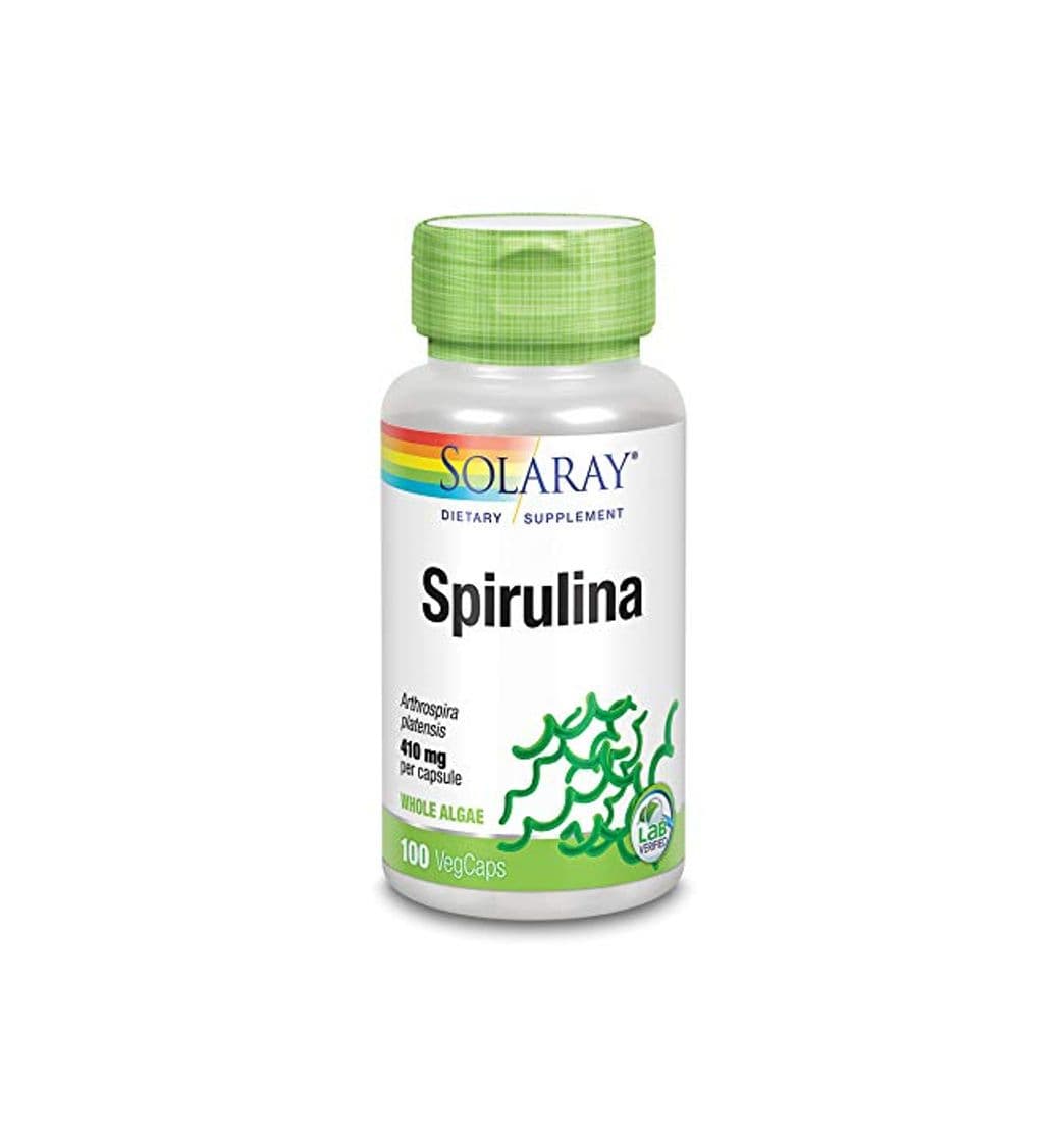 Product Solaray Spirulina 410mg