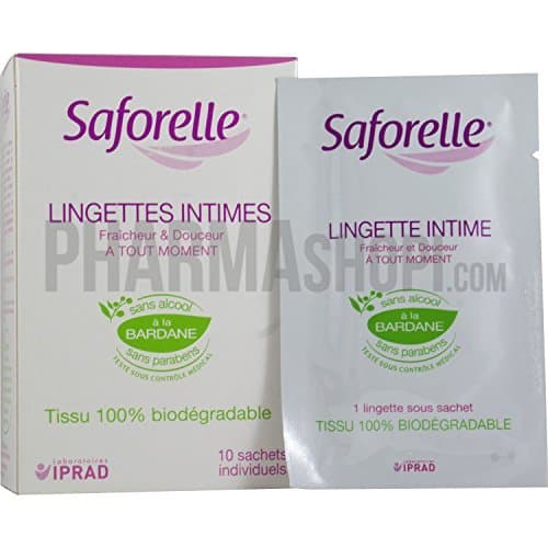 Place Lingettes Intimes 10 Sachets Individuels Saforelle