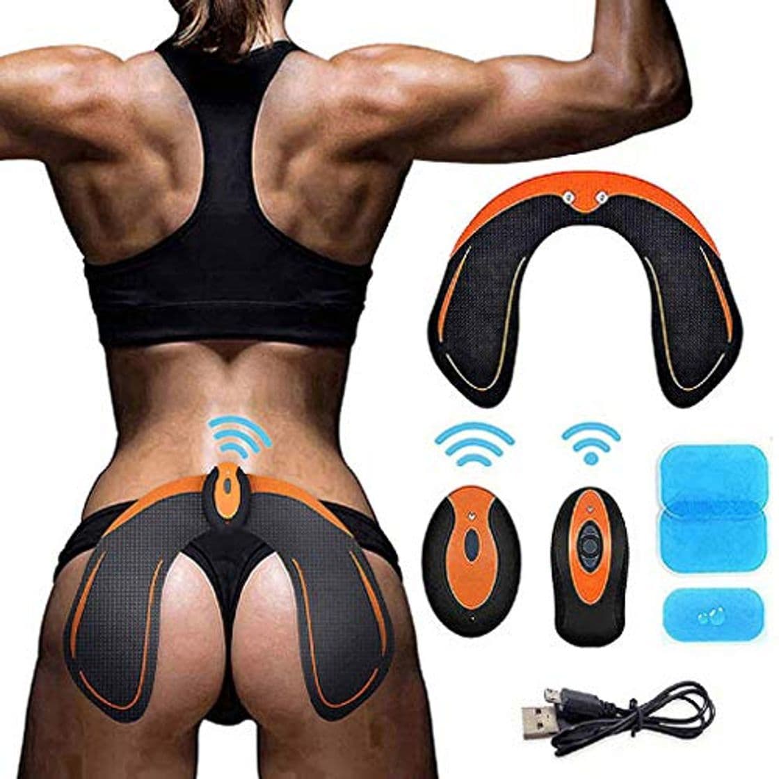 Product MATEHOM Hips Trainer electroestimulador EMS Vibration Massage Electronic Intelligent Hip Trainer Buttocks