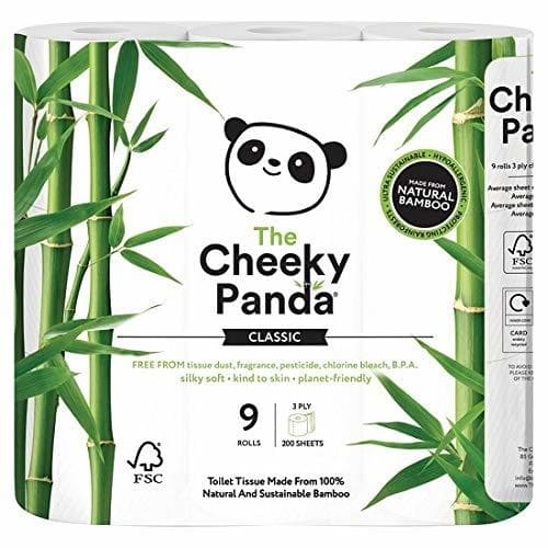 Product La Cheeky Panda 100% bambú inodoro rollo de papel Tissue – suave