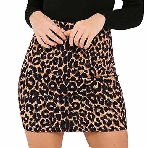 Producto STRIR Vestido Mujer Mini Vestido Casual Leopardo de Inglaterra imprimió Retro de