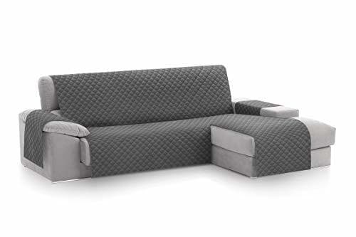 Producto textil-home Funda Cubre Sofá Chaise Longue Malu, Protector para Sofás Acolchado Brazo